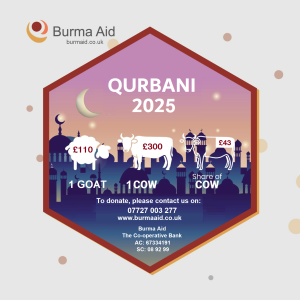 Burma Aid Qurbani 2025 Appeal